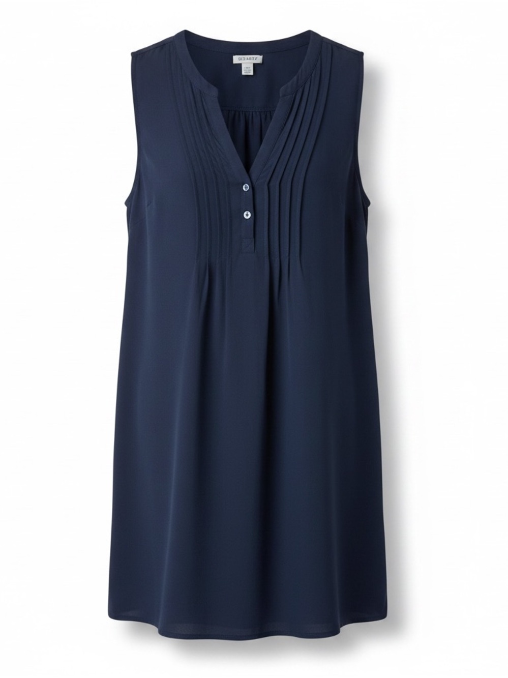 Old Navy Pintuck Sleeveless Tunic in L Tall